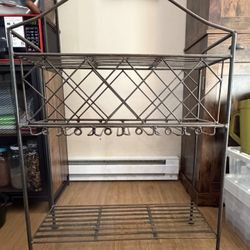 Vintage Iron Wine Rack