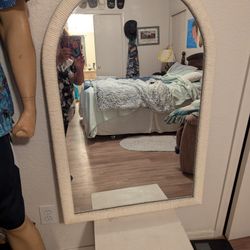 Beautiful Wicker framed Mirror 