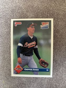 1993 Donruss Chipper Jones card 721 rated rookie