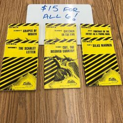 Vintage Cliff Notes (read description)