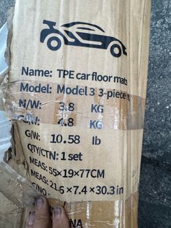 Tesla floormat TPE model Y model three model X model S