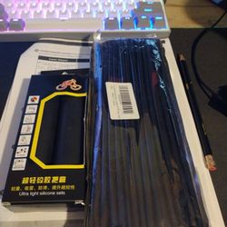 Silicone Bike Grips With Bike Spoke Straws