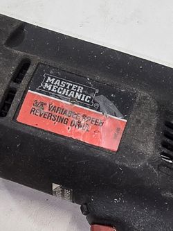 Master Mechanics 3/8" Variable Speed Reversing Drill