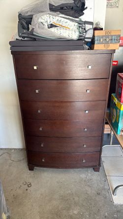 Solid wood dresser