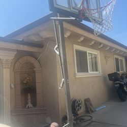 Basketball Court Lifetime Basketball Ground Hoop Used 