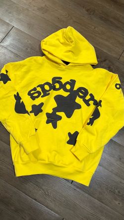 Spider hoodie yellow