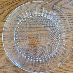 Vintage Cristal d'Arques Crystal Plate