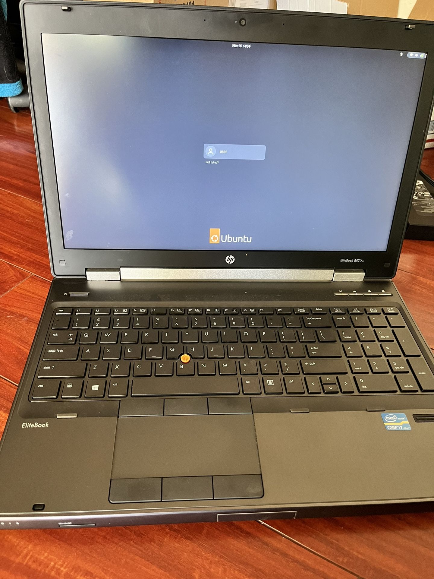 Hp computer Elitebook 8570W