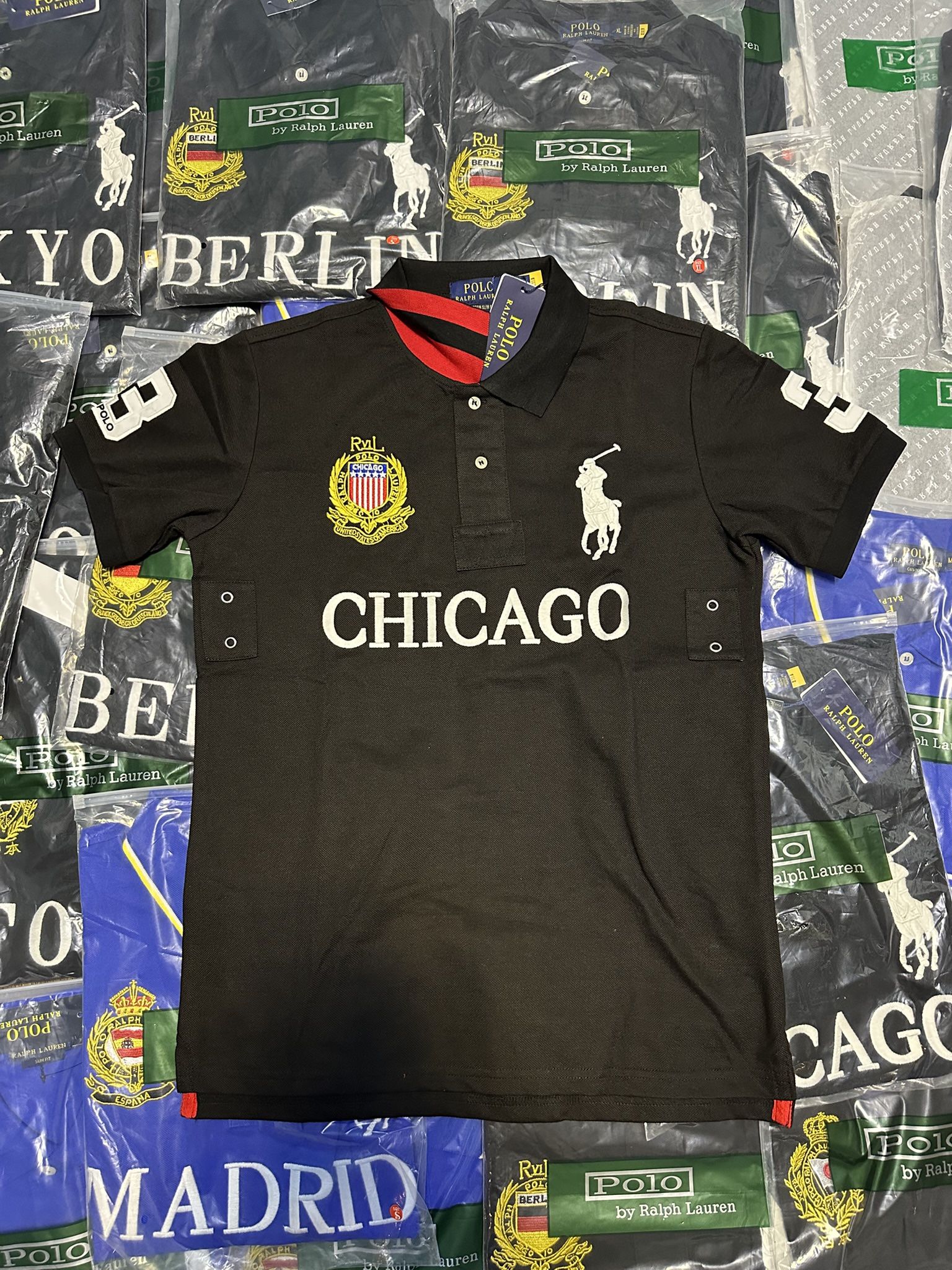 Brand New Embroidered Ralph Lauren Polo Shirt
