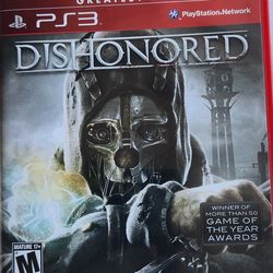 DisHonored PS3 game