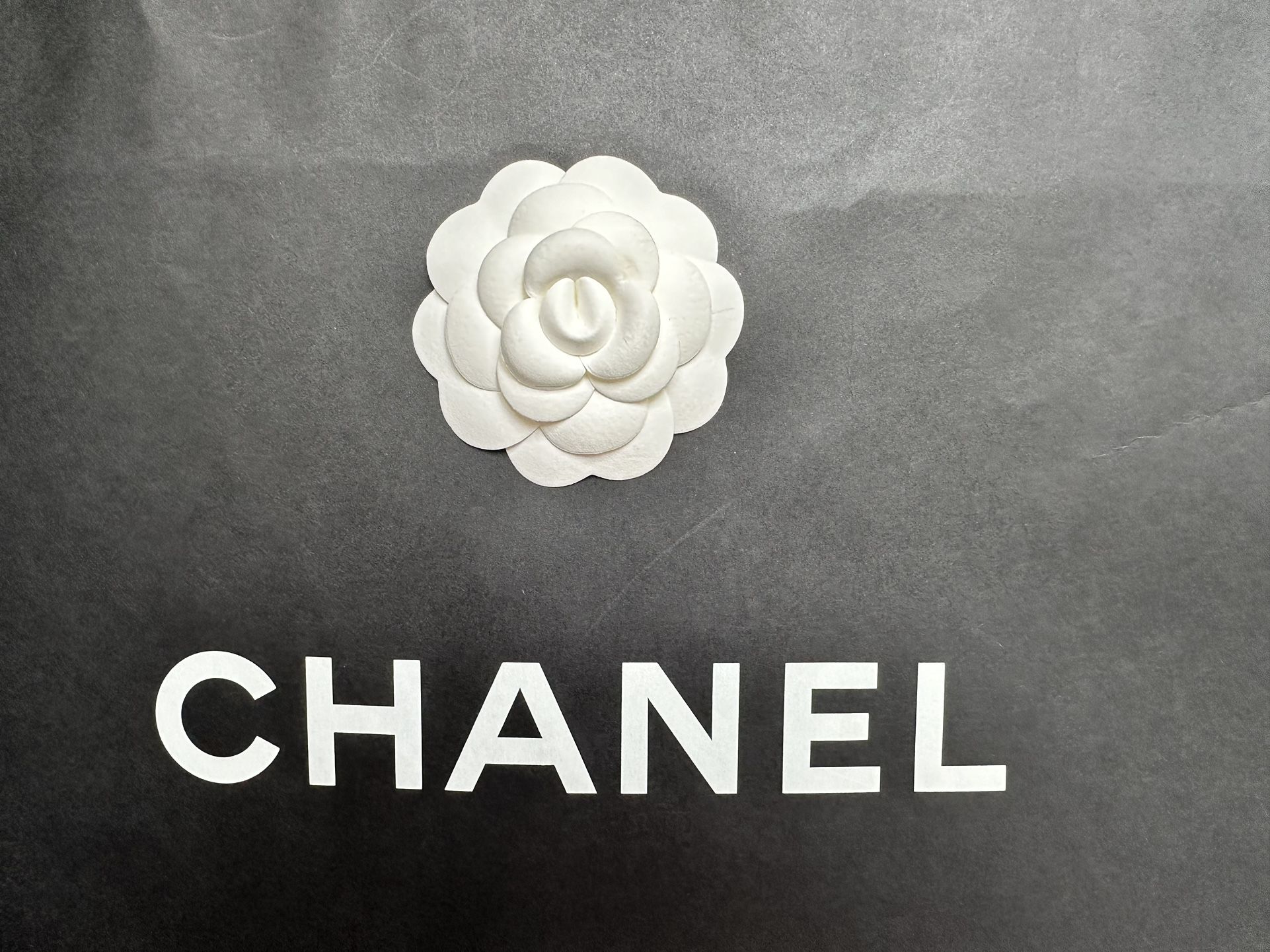 Authentic Chanel Large Paper Shopping Bag