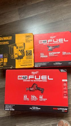 Milwaukee & Dewalt Tools