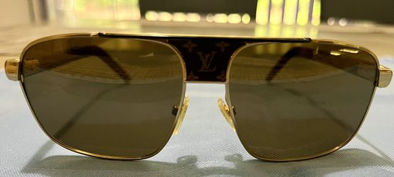 LOUIS VUITTON Monogram Pacific Sunglasses Z2338W Gold