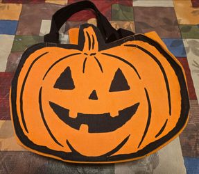 Halloween pumpkin purse