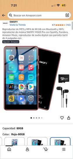New! Mp3 player with Spotify