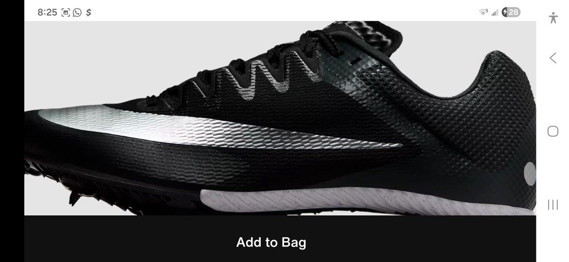 Nike Rival Men's Cleates sz12