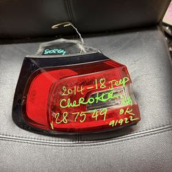 2914-18 Jeep Cherokee left taillight