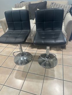 Adjustable Bar Stools Set of 2