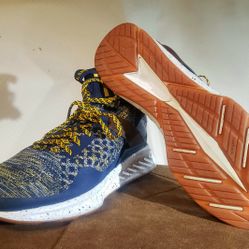 Puma Ignite EvoKnit BHM Men's Blue Lace-up Cross Trainers VG(CH) 8