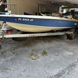 Stratos 18.9’ Hull And continental trailer