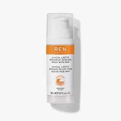 REN Clean skincare Glycol Lactic Radiance Renewal Mask With AHA, Brighten And Smoothing Face Mask