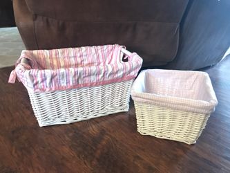 Baskets for girls room