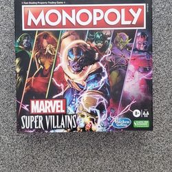 Monopoly: Marvel Super Villains Edition Board Game for Families and Kids Ages 8 and Up