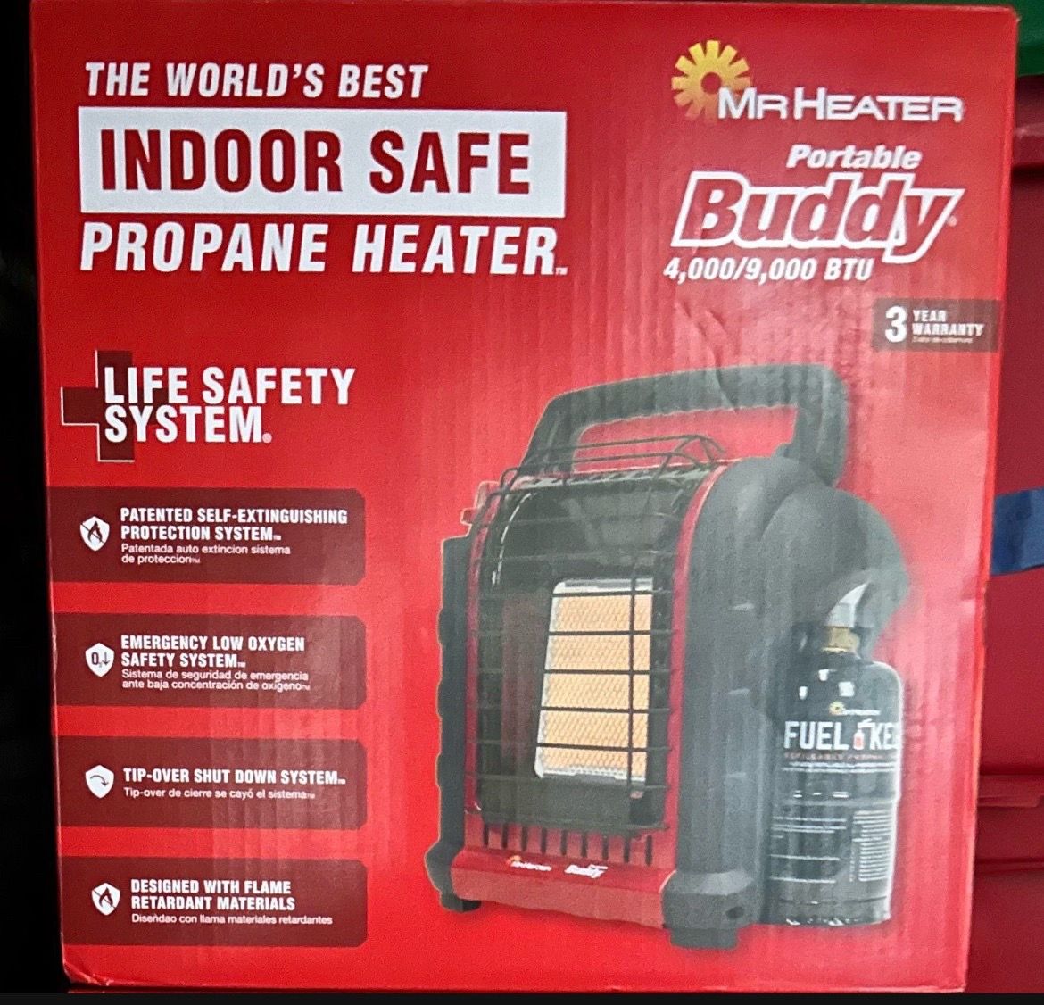 Mr. Heater Portable Buddy Radiant Heater 4 to 9K BTU