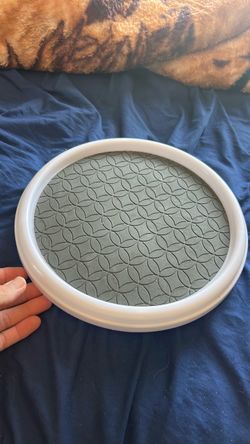 Round Lazy Susan with Non-Slip Mat