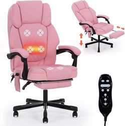 Massage Office Chair with Heat 6 Vibration Points,High Back & Heat, Executive De