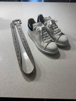 Designer shoes/belt