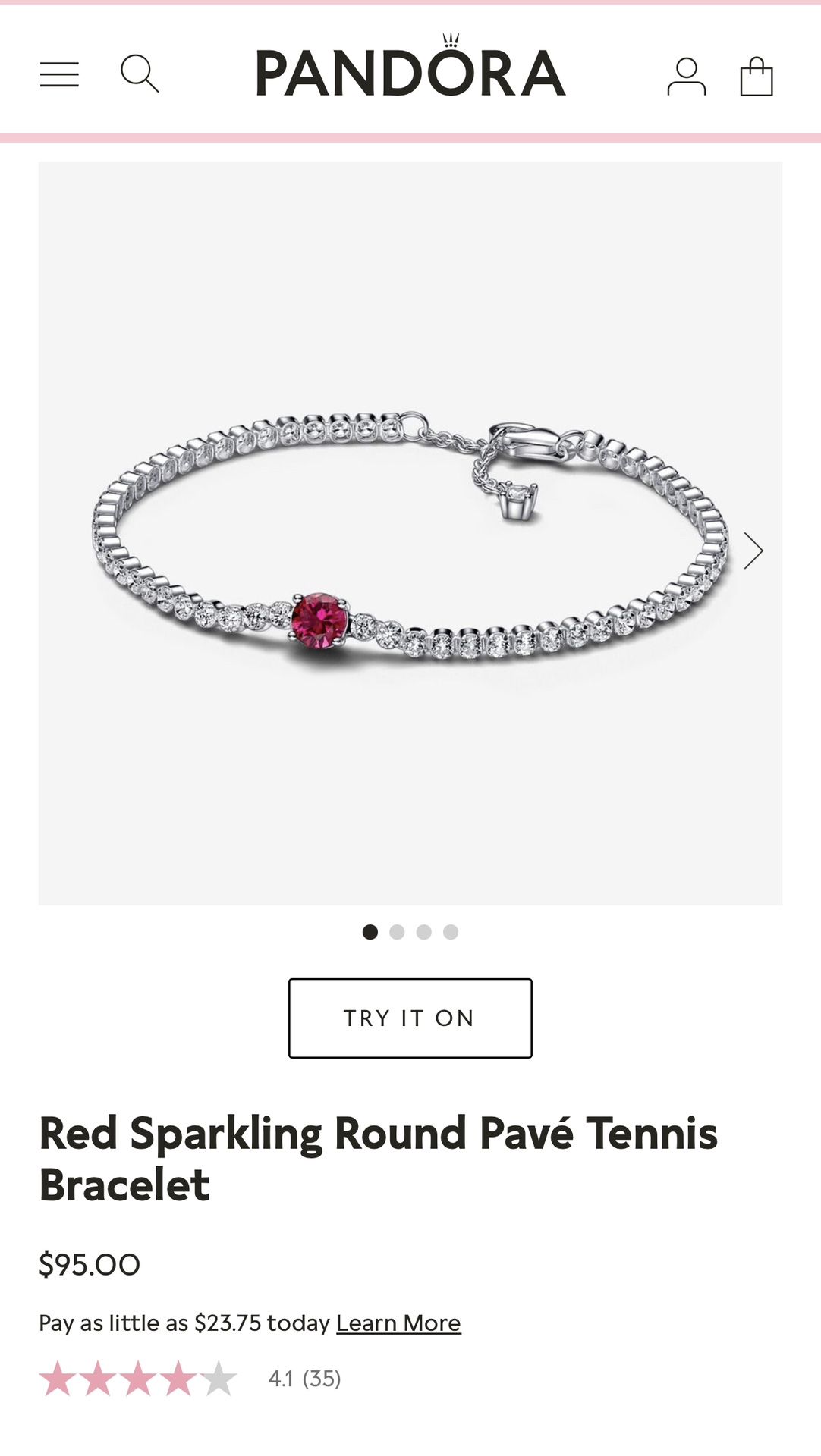 Pandora Tennis bracelet