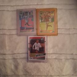 2023 Donruss FiFA Women's World Cup Elete - 3 Card Pristine Paralell Lot