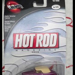100% Hot Wheels 40’ ford Hot Rod magazine RR Tires Limited