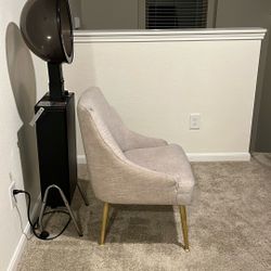 Sit Under Hair Dryer And chair