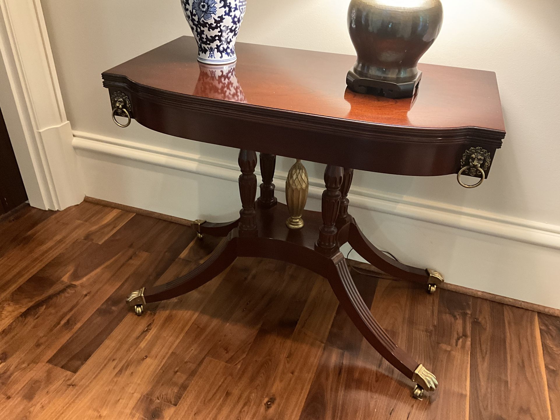 Baker Historic Charleston Regency Mahogany Games Table