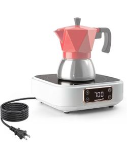 NESTIQEX Mini Induction Cooktop 700W, 120V Single Burner