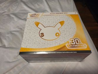 30th anniversary elite trainer box pokemon