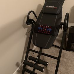 Health Gear ITM4.5 Adjustable Heat & Massage Inversion Table - Heavy Duty up to 300 lbs.