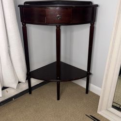 Corner Table w/ Drawer