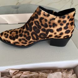 Taryn Rose Leopard Boots