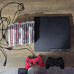 PS3, controllers and games