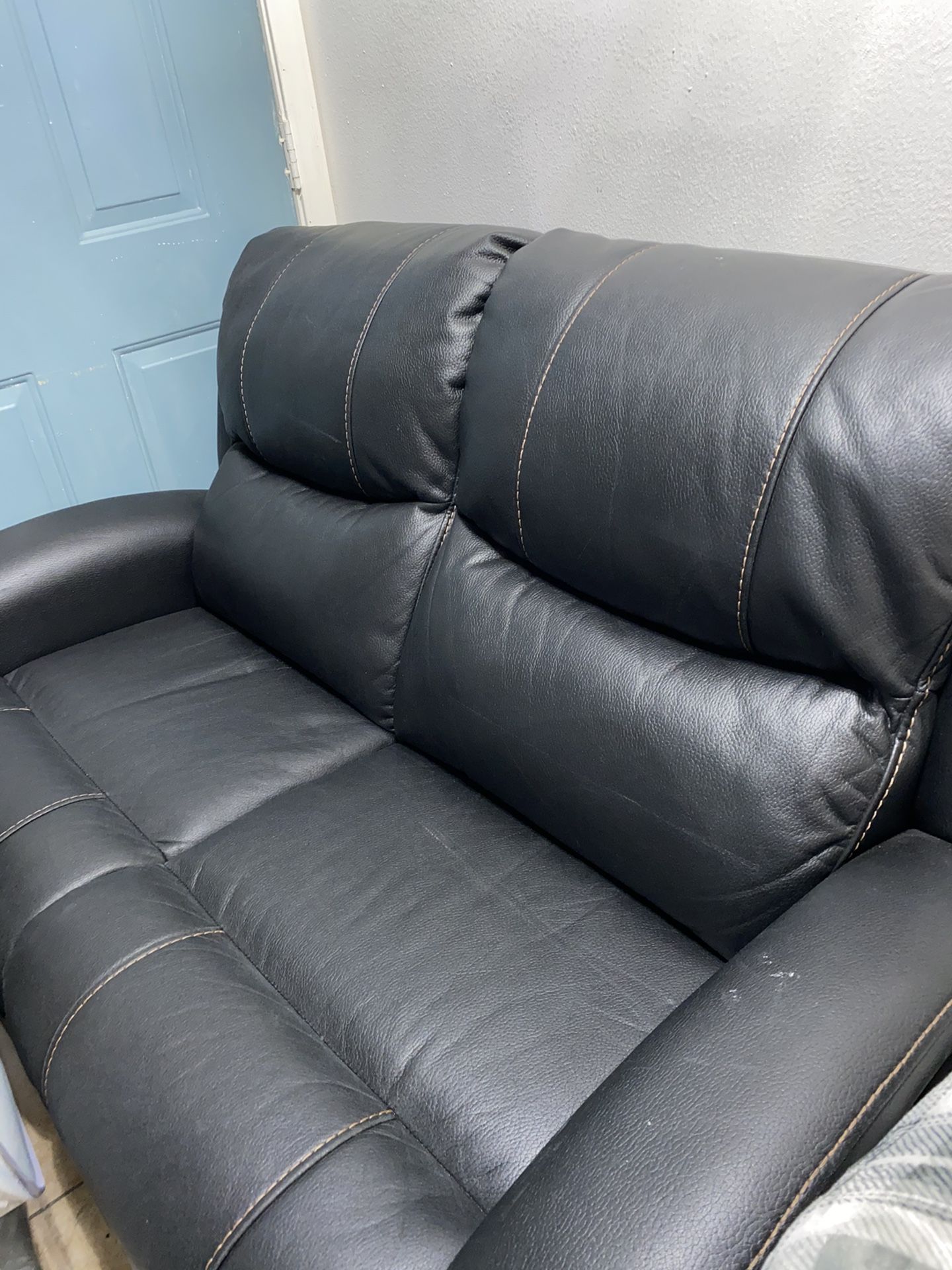 Leather couches