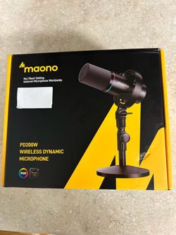 Maono podcast wireless microphone usb-c
