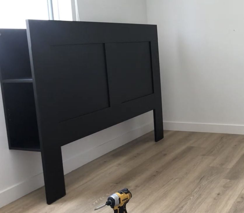 Queen Headboard/storage (ikea-Brimnes)