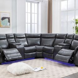 🔥Brand New Power Reclining Sectional Sofa 💥Only $49 Today And Pay Later With Or Without Credi 💥 
