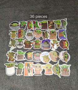 Baby Yoda Stickers Each Picture $5