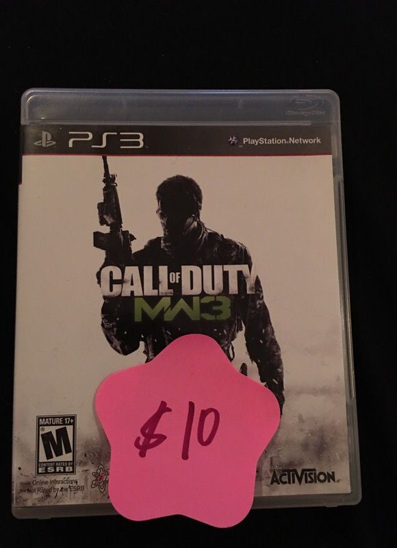 PS3 CALL OF DUTY MW3
