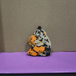 Punch the monkey keychain