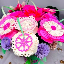 Ramo De Flores De Papel